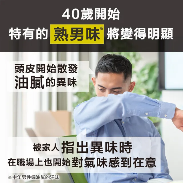 【LUCIDO 倫士度】去味洗沐組(洗髮精450ml+沐浴露450ml 男性專用 去油)