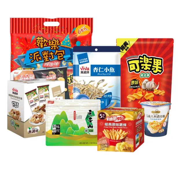 【萬歲牌】開運招財7件組(萬歲牌/可樂果/卡迪那/元本山/荷卡廚坊)