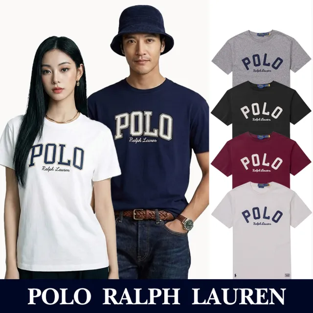 【RALPH LAUREN】RL POLO 經典印刷文字圖案短袖T恤 上衣-多色選(平輸品/短T)