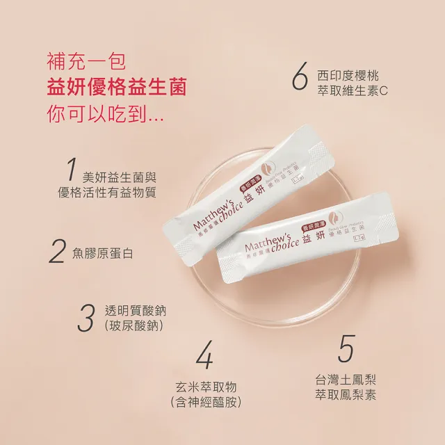 【馬修嚴選】益妍優格益生菌30入 x1罐
