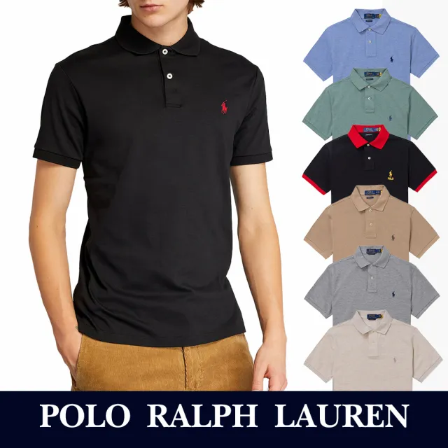 【RALPH LAUREN】RL POLO 經典刺繡小馬短袖POLO衫 上衣-多色選(平輸品/春夏舒適)