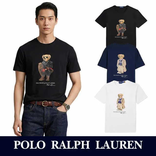 【RALPH LAUREN】RL POLO 經典印刷熊款圖案短袖T恤-多色選(平輸品/短T)