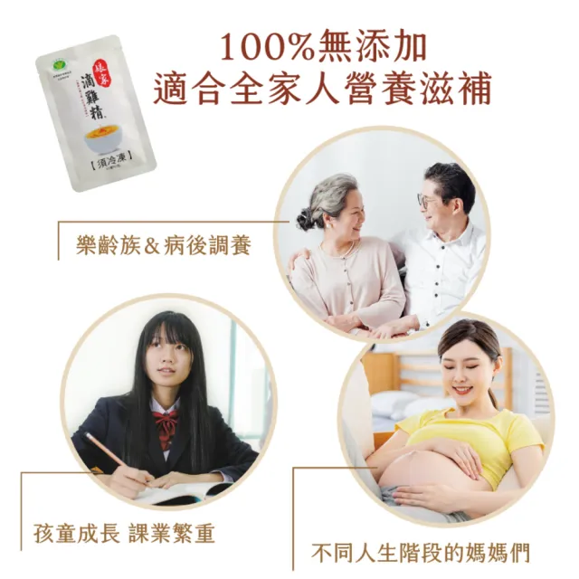 【娘家】嚴選優質冷凍滴雞精 60包65ml/入(抗疲勞認證)