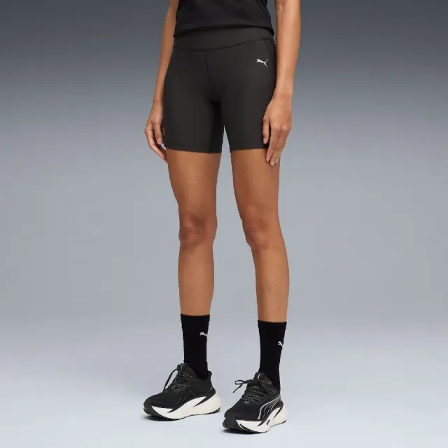 【PUMA】緊身褲 Dreamrun Running 7吋 女款 歐規 單車褲 黑 跑褲 528432-01