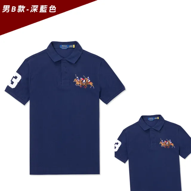 【RALPH LAUREN】RL POLO 經典刺繡大馬短袖Polo衫-多色選(平輸品/春夏舒適)