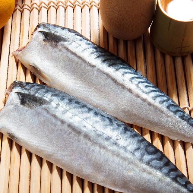 【鮮綠生活】無紙板嚴選特厚挪威薄鹽鯖魚片 共25包(無紙板淨重185g±10%/包)