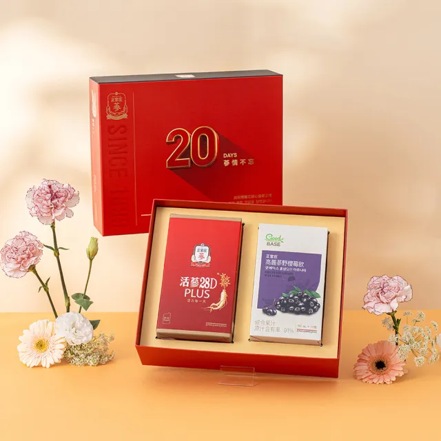 【JUNG KWAN JANG 正官庄】20日蔘情不忘禮盒(保健禮盒/送禮/補氣/明亮/美妍)