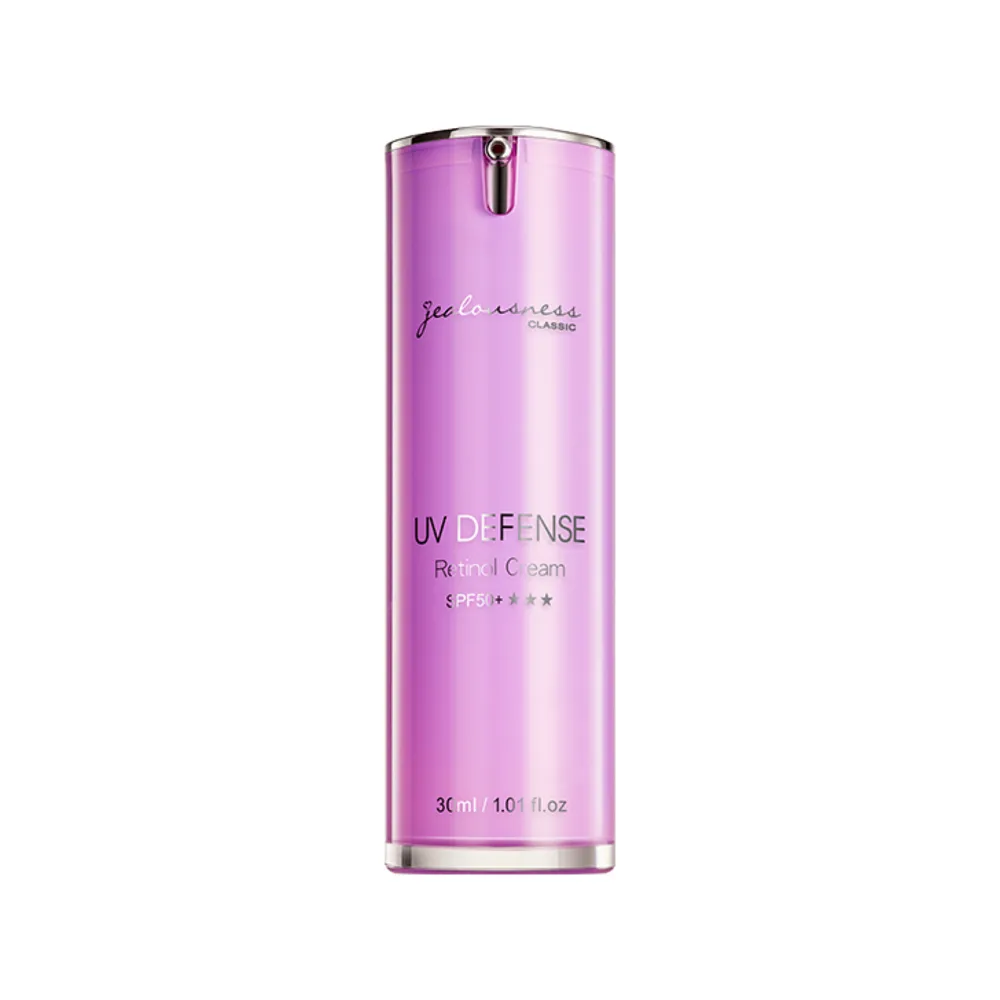 【JS 婕洛妮絲】鳶尾花A醇防曬素顏霜SPF50+★★★30ml(紫色防曬霜)（防曬潤色）
