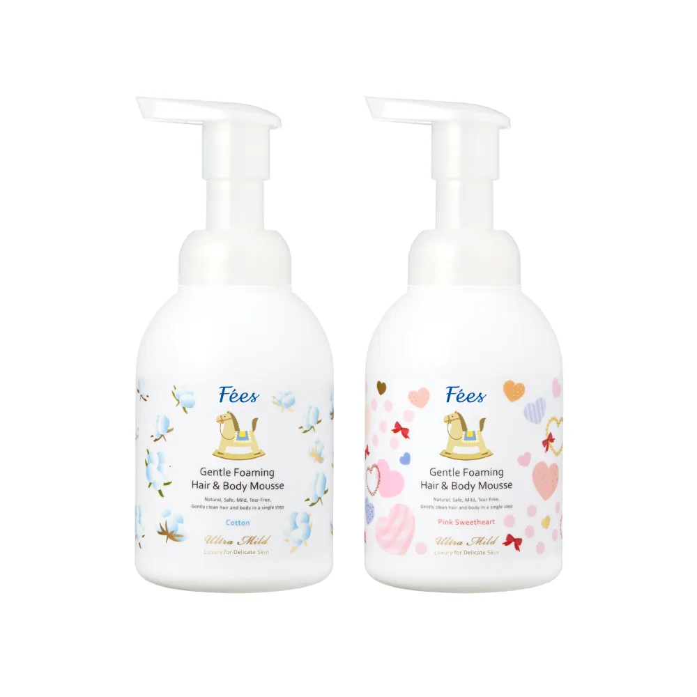 【Fees 法緻】嬰兒洗髮沐浴泡泡400ml 2入組