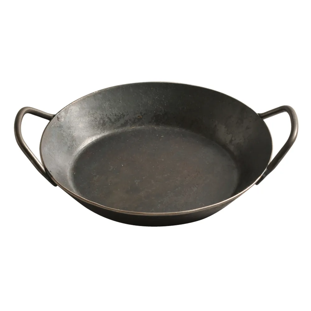 【德國turk鐵鍋】手工職人專業經典一體成型 熱鍛平底鍋雙耳24cm 65824(台灣獨家總代理經銷)