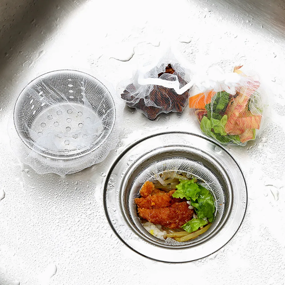 【沐日居家】30入超值組 5包 排水孔過濾網 過濾網 水槽過濾網(濾網 過濾 殘渣)