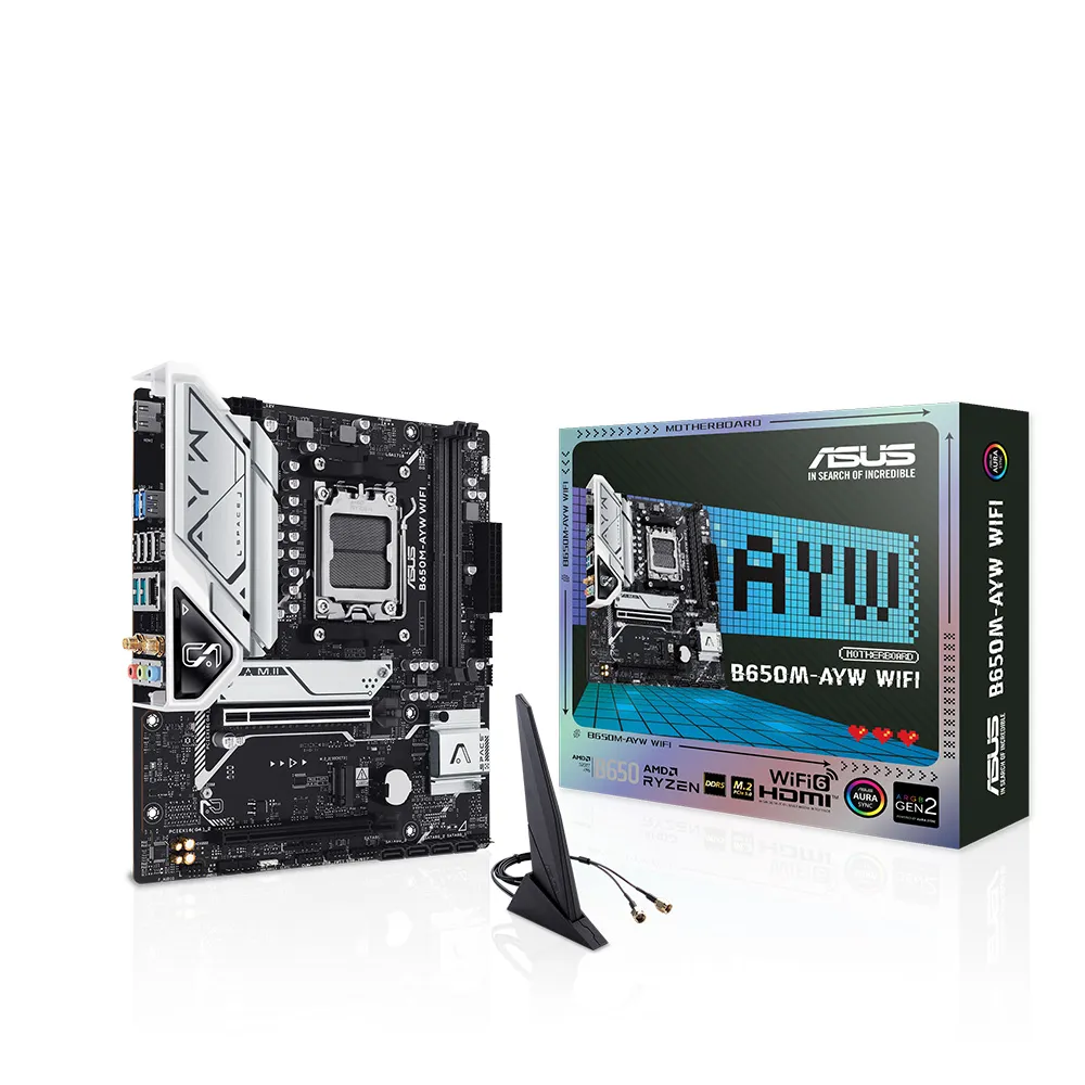 【ASUS 華碩】B650M AYW WIFI DDR5 主機板