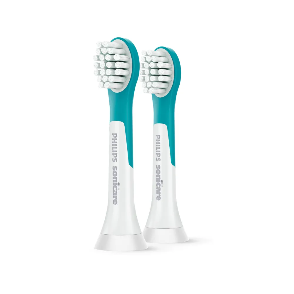 【Philips 飛利浦】HX6032 兒童音波牙刷專用刷頭2入組 (4-7歲適用/超軟毛/呵護乳牙/官方直營)
