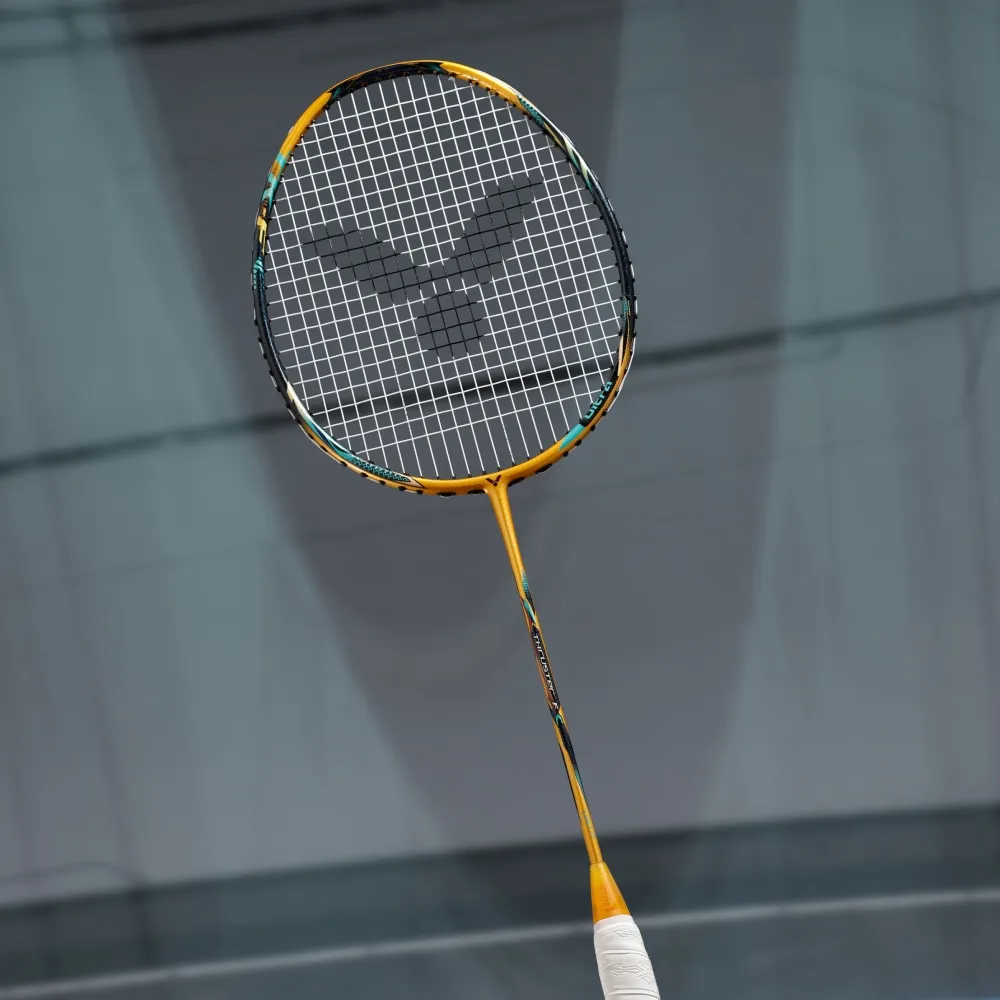 【VICTOR 勝利體育】羽球拍 羽毛球拍 黃金利爪(TK-F C Ultra X豐饒金)