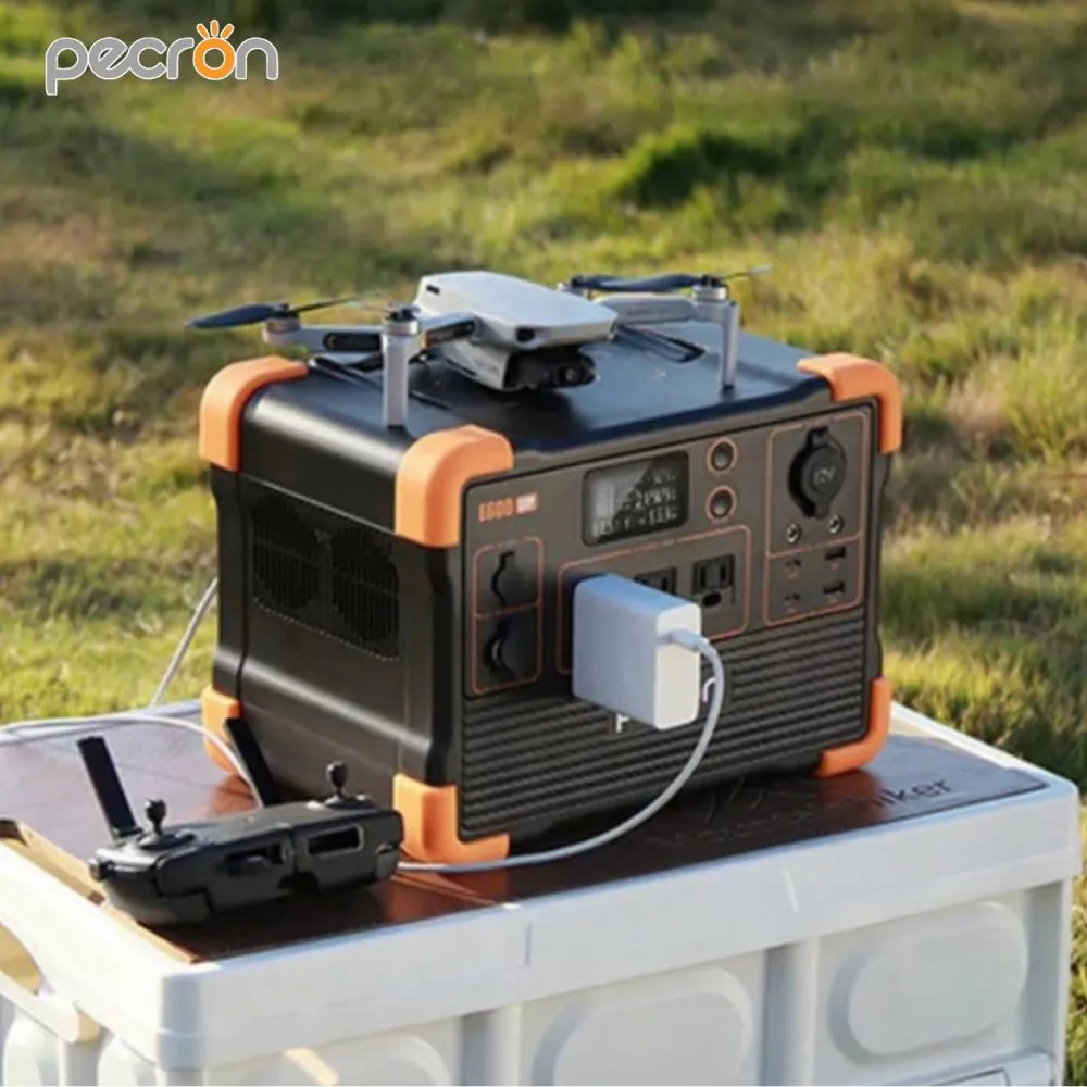 【Pecron】E600LFP輕巧大功率1200W/614Wh便攜式戶外行動電源(儲能小鋼炮 磷酸鐵鋰電源)