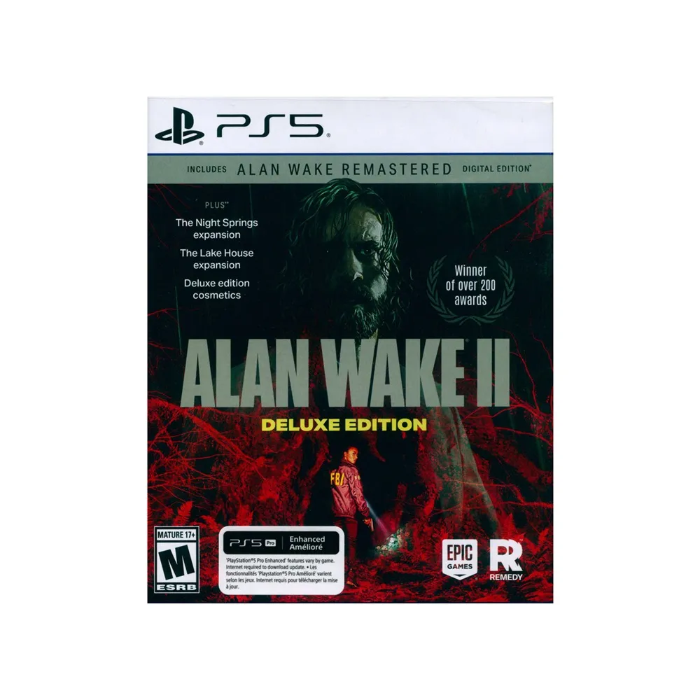 【SONY 索尼】PS5 心靈殺手2 豪華版 Alan Wake 2 Deluxe Edition(中英日文美版)