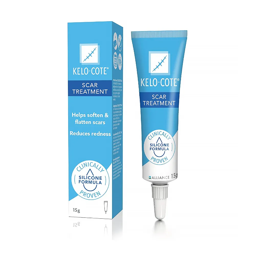 【巴克疤痕護理凝膠】KELO-COTE Scar Gel 15g(矽膠聚合物 速乾配方)