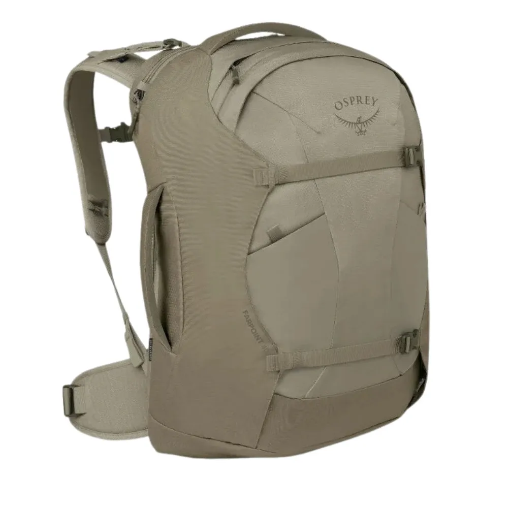 【Osprey】☆2026新改款☆ Farpoint 40 多功能旅行背包 男 淺木棕 Sawdust Tan (背包旅行 行李背包 登機包)