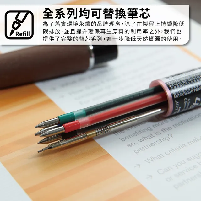【uni】JETSTREAM 4+1多機能溜溜筆 首相筆 任選2入組 MSXE5-1000 (0.38/0.5/0.7mm)