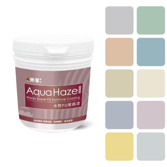 【樂客】水性家具漆 消光1kg(耐擦洗、無臭味 居家油漆、水性漆)