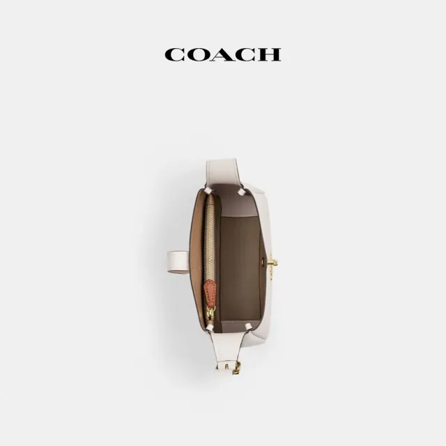 【COACH】蔻馳官方直營 HADLEY 迷你斜背手袋 斜背包 側背包 斜挎包- IM/粉筆白色(CAL60)