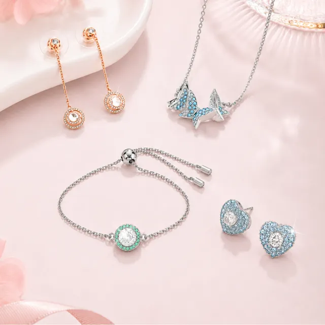 【SWAROVSKI 施華洛世奇】璀璨水晶飾品(多款選)