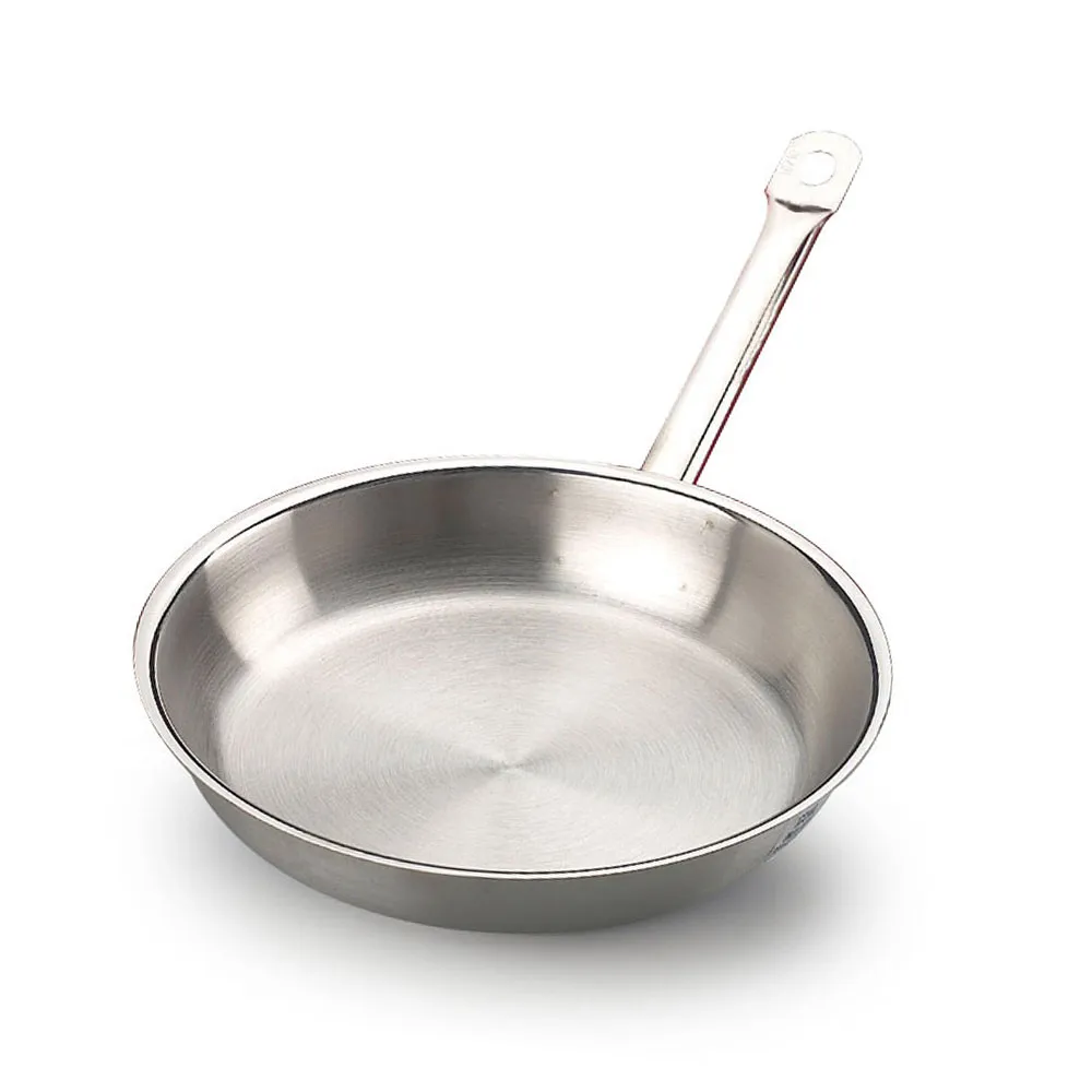 【PENTOLE AGNELLI 安利亞鍋】NEW ACCIAIO INOX 不銹鋼系列-平底鍋 28cm