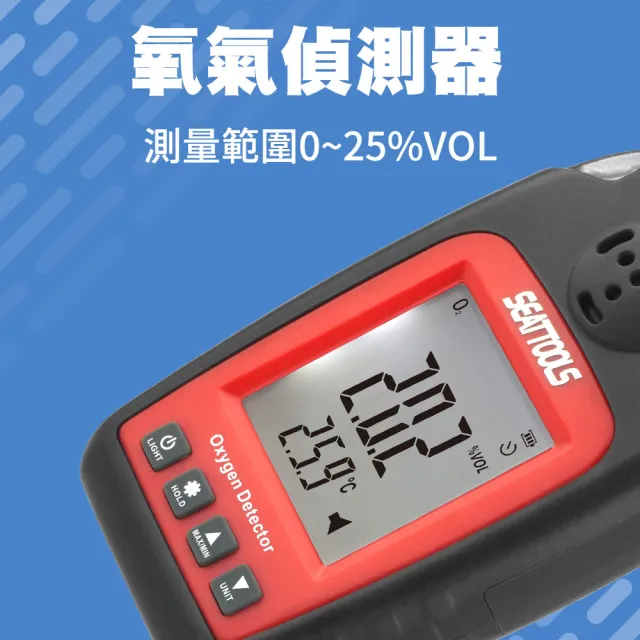 氧氣檢測器 氧氣濃度測量儀 氧氣警報器(165-OD8821測氧機 氣體檢測儀 氧氣偵測筆 氧氣濃度監測儀)