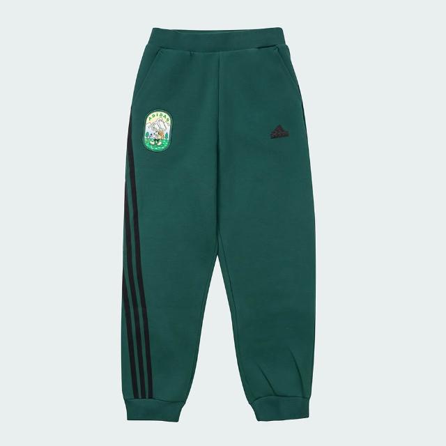 【adidas 愛迪達】運動長褲 童裝 JP3902