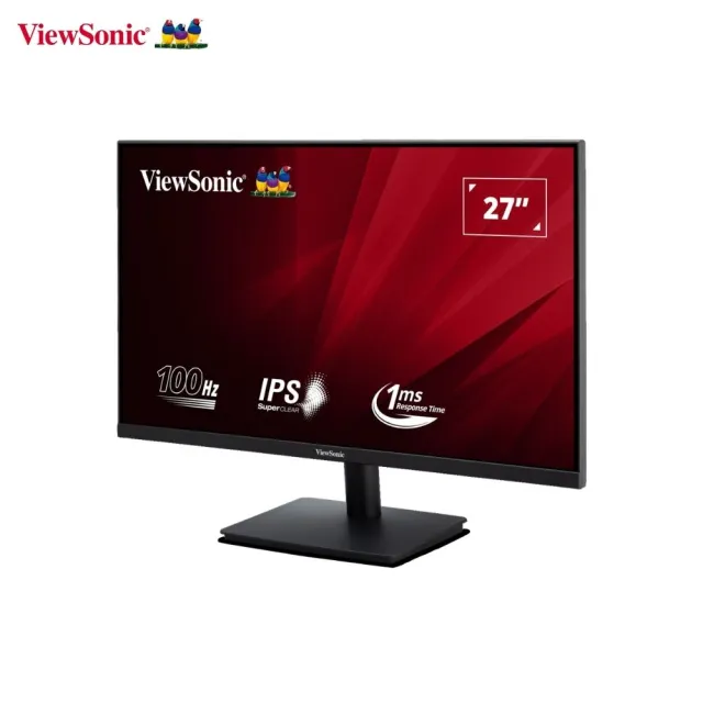 【ViewSonic 優派】(2入組)VA272-MH  27型 IPS 100Hz 護眼電腦螢幕(內建喇叭/1ms)