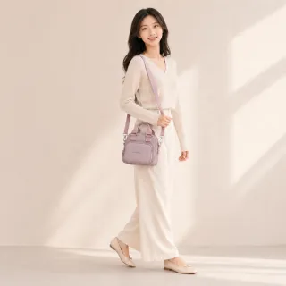 【EMMA SUE】雙11 尼龍斜背包 小包包 防潑水包包 包包 多隔層收納包 貝殼包 手提包 斜背包 尼龍 