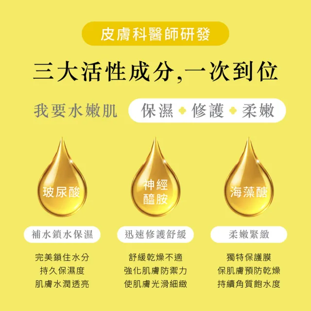 【Dr.Huang 黃禎憲】密集補水透亮組-保濕面膜/片*40片入
