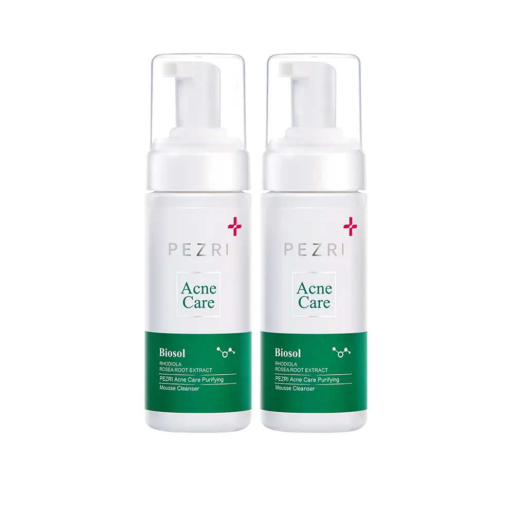 【PEZRI派翠】淨膚調理洗顏慕斯150ml-2入(無酸抗痘/調理粉刺)