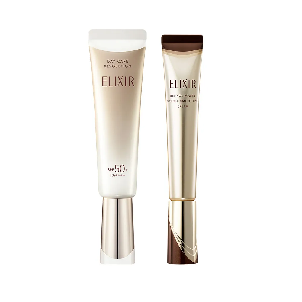 【ELIXIR 怡麗絲爾】膠原A醇美肌組(A醇L22g、小金管)