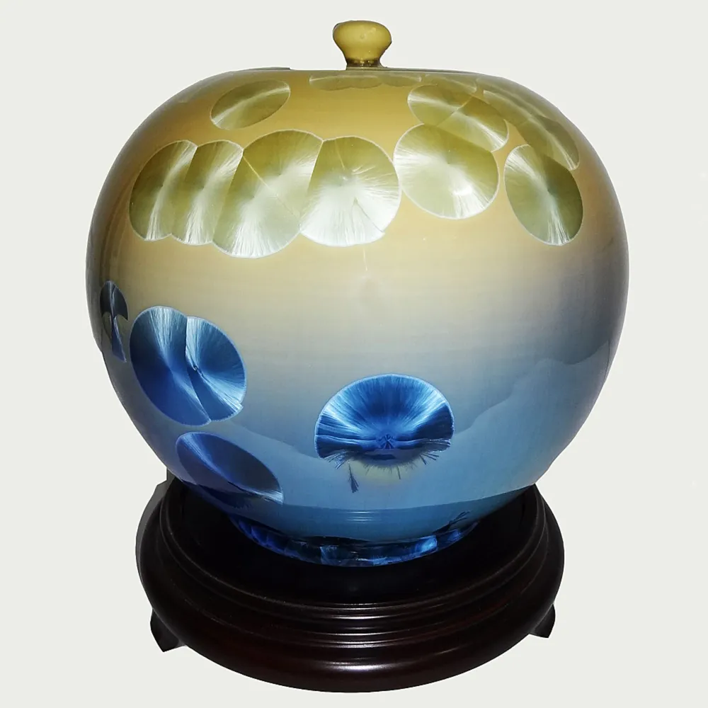 新品未使用】台湾陶芸家 彭文雄 御寶結晶釉 茶碗 5客セット