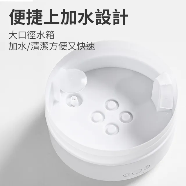【ANDZEN】安得仁 七彩USB超音波水氧機AZ-520(買就送澳洲精油10mlx1瓶/薰香/加濕器/香氛/擴香機/負離子)