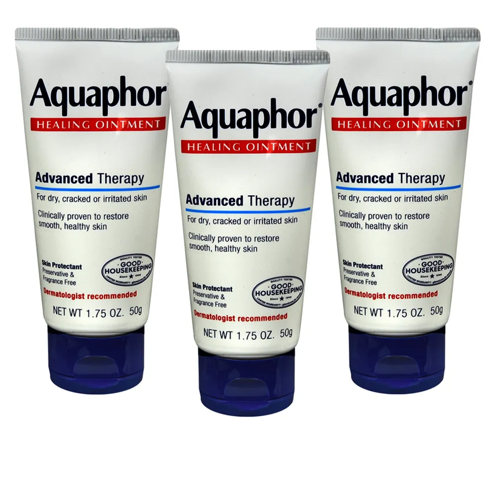 即期品【Aquaphor】萬用修護膏50g超值3入組(國際航空版)