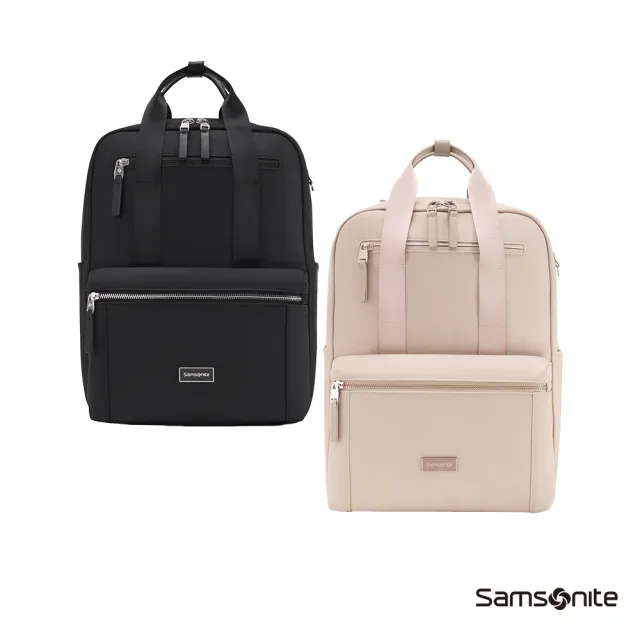 【Samsonite 新秀麗】FHLORA 時尚商務輕量多功能大容量筆電後背包/女包/雙肩包/電腦包15.6吋(多色可選)