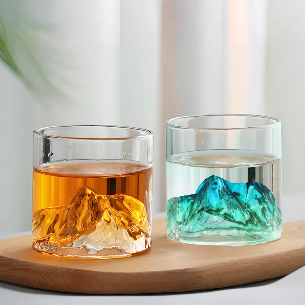 【上手家居】富士山杯 180ml(茶杯/威士忌杯/玻璃杯/酒杯/玻璃杯)