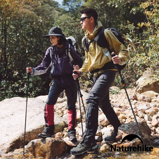 【Naturehike】長風Pro鋁合金五節折疊登山杖 DS013 單支(台灣總代理公司貨)