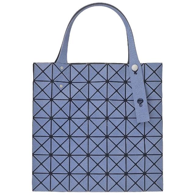 【ISSEY MIYAKE 三宅一生】BAOBAO 方格7x7側肩/手提包(丹寧藍色)