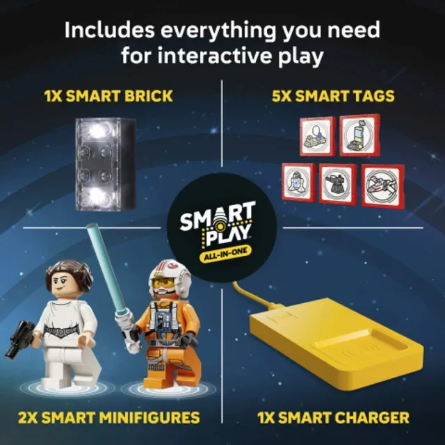 【LEGO 樂高】海外限定 智能磚塊 星際大戰 75423 路克紅五號X翼戰機