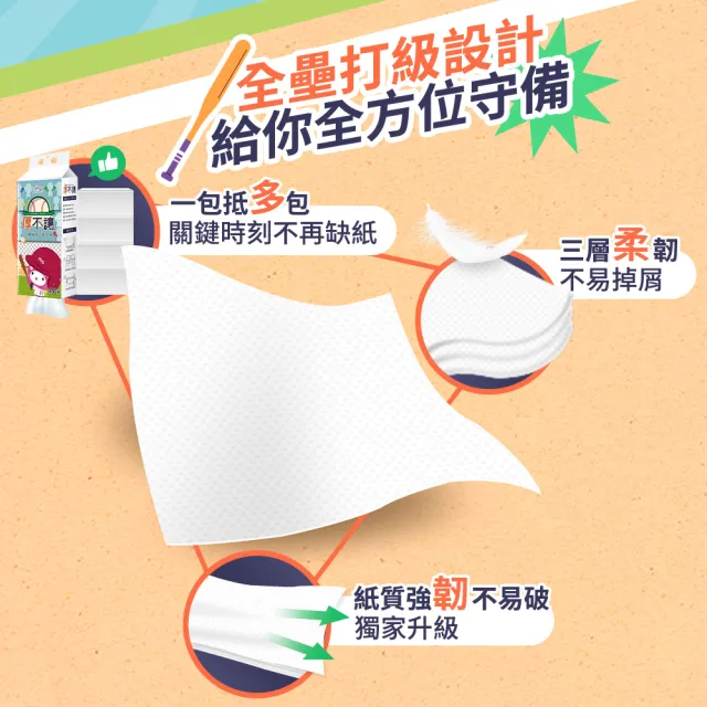 【朵舒】厚不讓懸掛3層抽取式衛生紙(450抽x10提/箱/mo選)