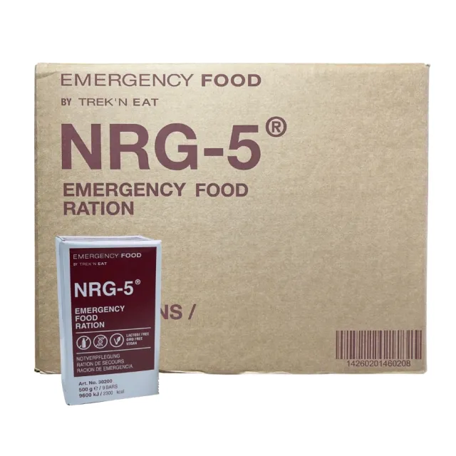 【KATADYN】NRG-5 緊急口糧 一箱/24盒 KT30200-24(馬布谷戶外)