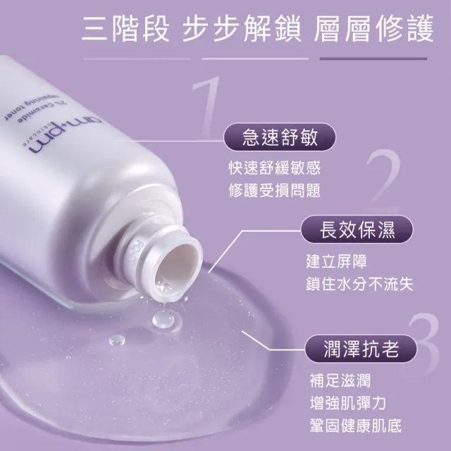 【ampm 牛爾】肌膚健康守護組★2%神經醯胺機能水115ml+神經醯胺舒芙蕾18g(保濕/醫美必備)