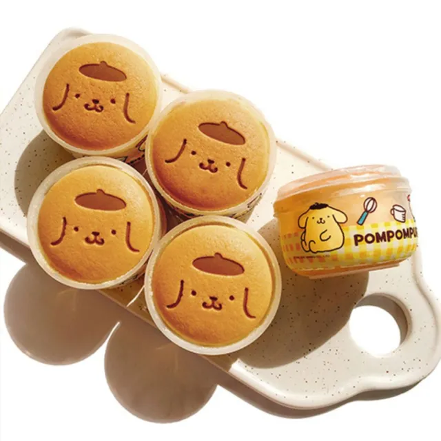 【AMANDIER 雅蒙蒂】牛奶布丁燒1盒-Hello Kitty/布丁狗/蛋黃哥 造型3選1 (130gX4入/盒)