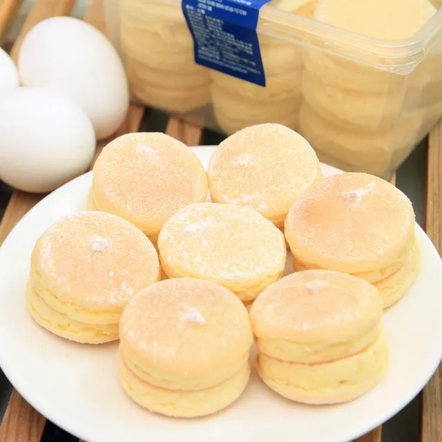 【給力食品】軟式小牛力 雞蛋原味 4盒組(台式馬卡龍 牛利 鬆軟雞蛋香濃)