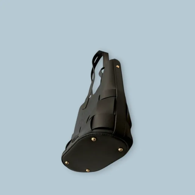 【MAISON DE AURI】雙11 COMO｜ONYX BLACK 科莫波光: 黑瑪瑙 COMO提包 / 純素皮革