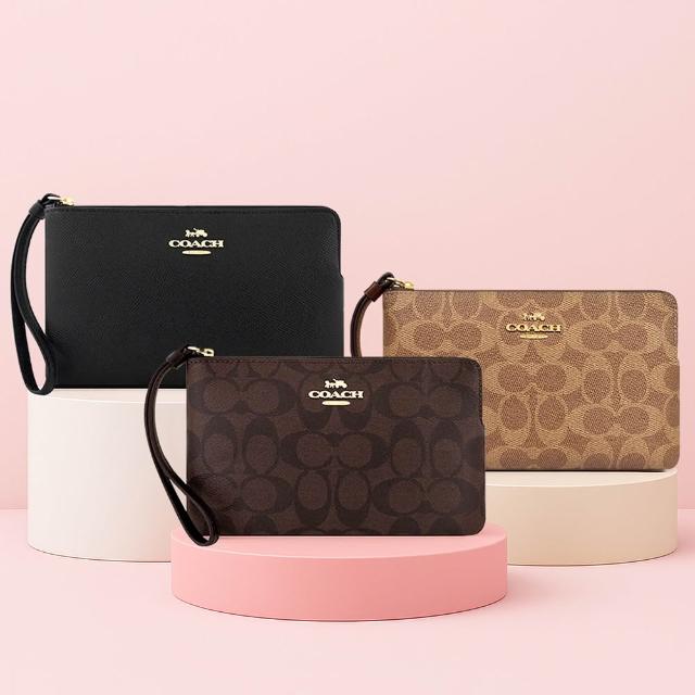 【COACH】大C PVC/防刮皮革手拿包(大型/多款)