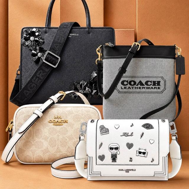 【COACH】大C PVC/皮革手拿包(多款)